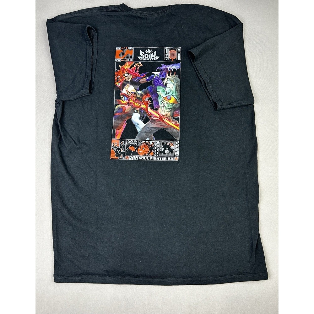 League Of Legends Men's L Soul Fighter 23 Riot Games‎ Graphic Tee Shirt